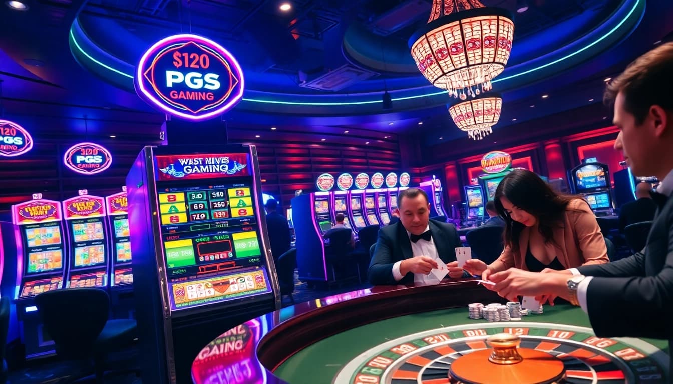 Experience the thrill of PG Gaming with an engaging casino slot machine and upscale gaming environment.