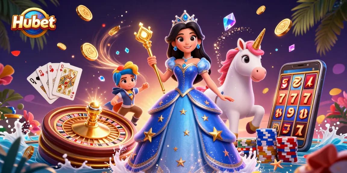 Experience thrilling gameplay with Hubet's vibrant casino scene, showcasing dynamic slot action.