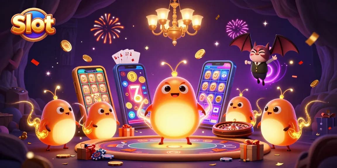 Mainkan slot gacor dengan pengalaman mendebarkan dalam ilustrasi kasino yang penuh warna.