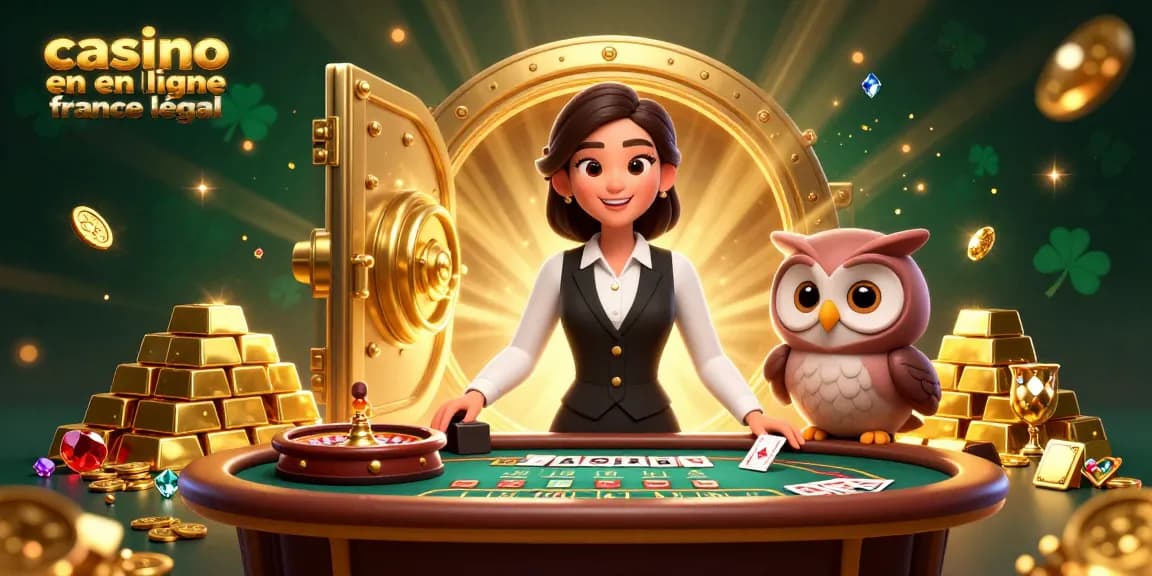 Découvrez le casino en ligne France légal avec des croupiers 3D au milieu de trésors et d'éléments de jeu vibrants