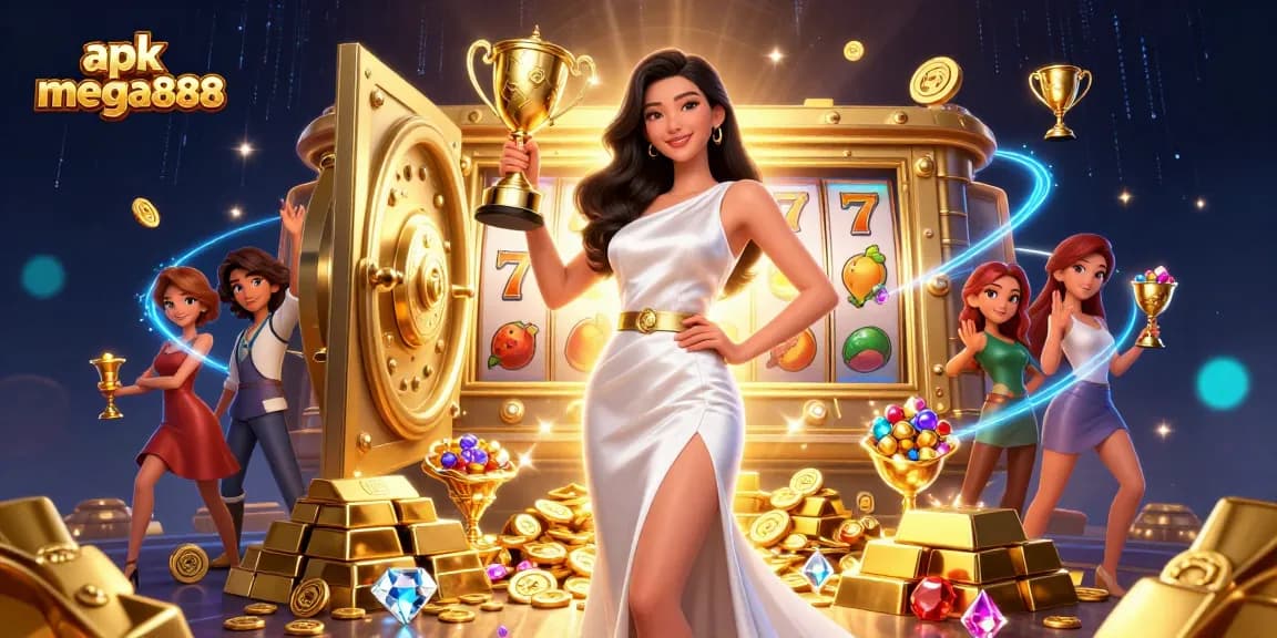 Engage with the exciting apk mega888 while winning big at the casino with vibrant gaming elements.