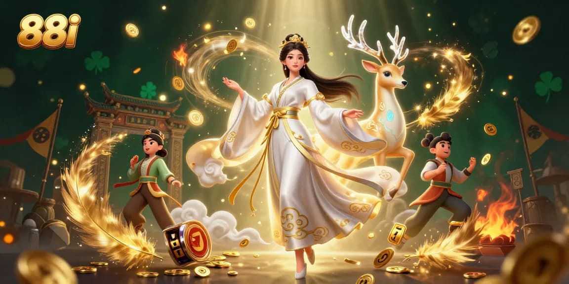 Engage with 88i’s vibrant casino world featuring beautiful game elements and joyful characters.