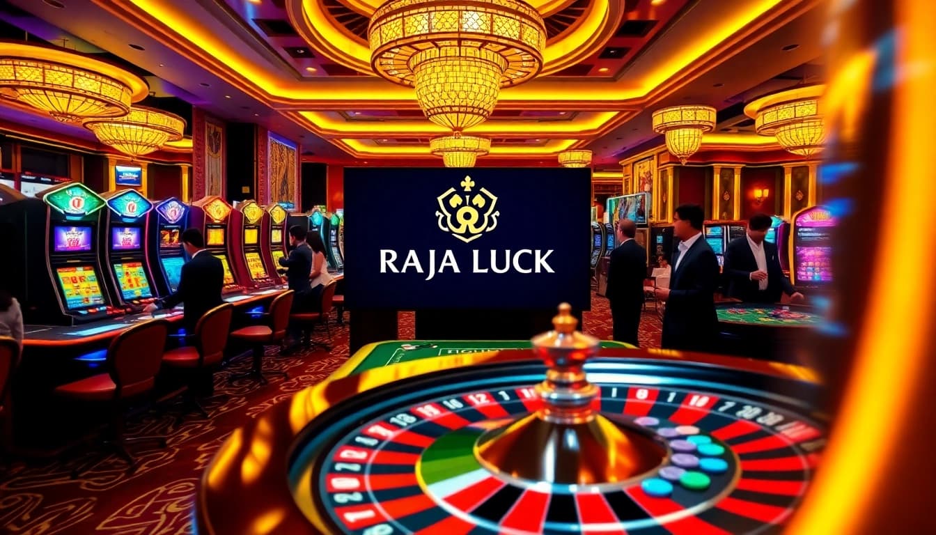 Experience thrilling action at Raja Luck casino with vibrant gaming and vibrant slot machines.