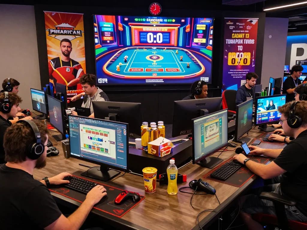 Players enjoying exciting games on UU88 platform with vibrant visuals and engaging atmosphere.