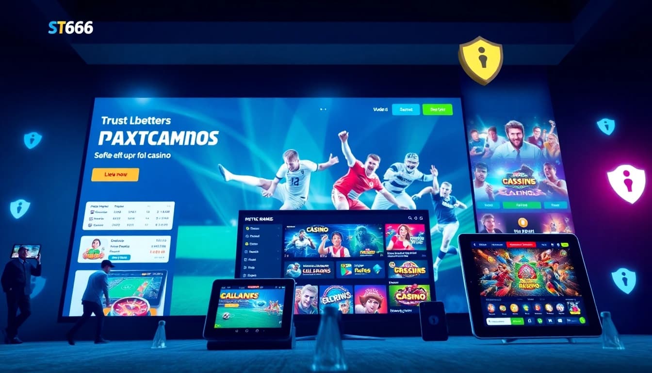 Engaging online betting experience on ST666 RUCOM platform with modern design.