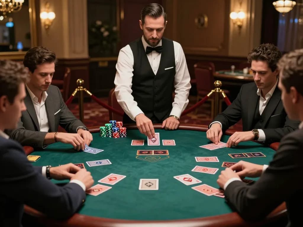 Players engaging in a thrilling blackjack game at SIN88 casino, showcasing expert strategy and high stakes.