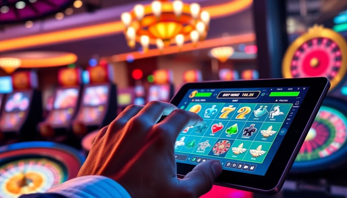 Erlebe, wie du online casino spielen kannst, während die aufregenden Grafiken auf dem Bildschirm leuchten.