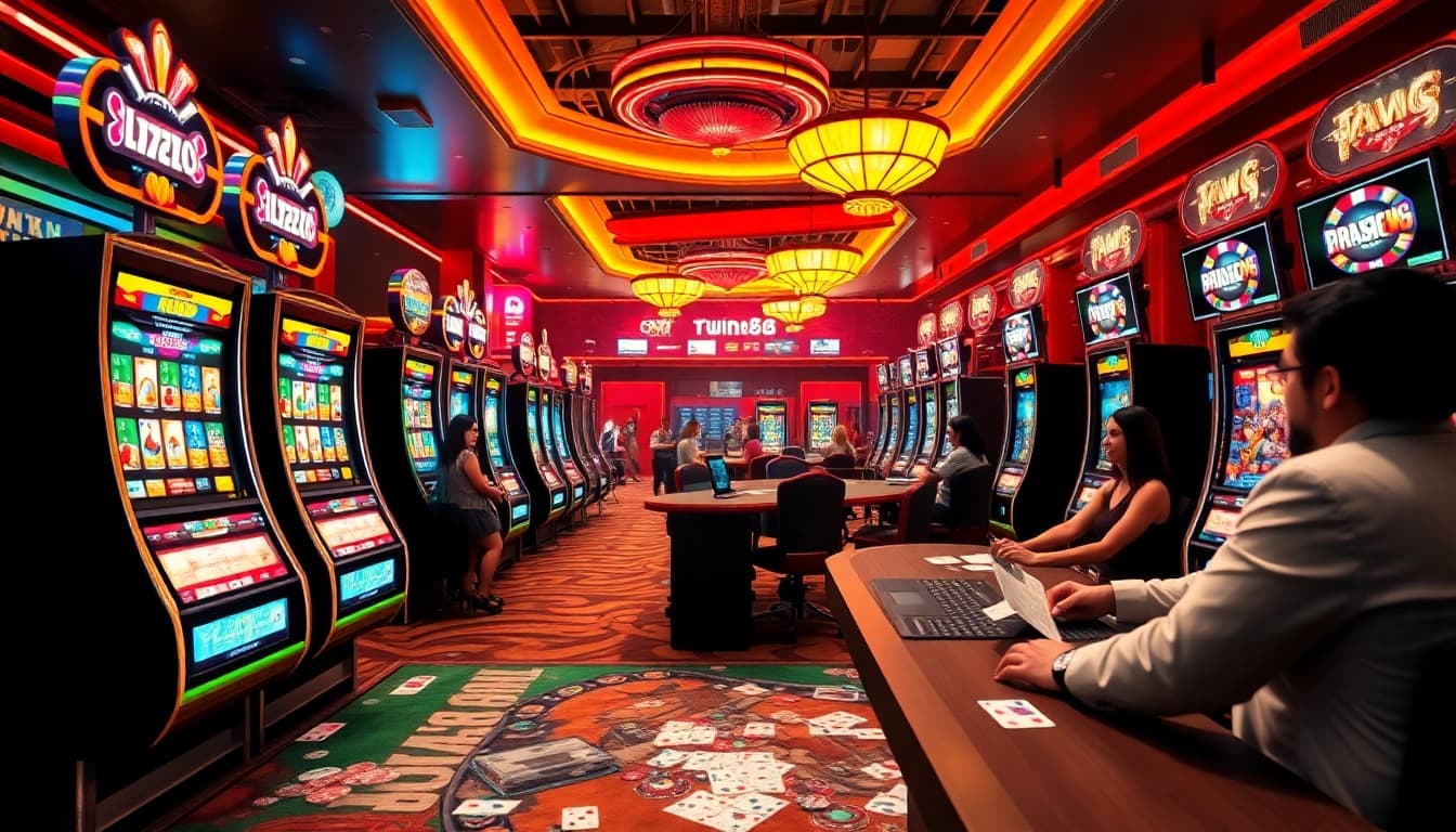 Experience the excitement of Twin68 with vibrant visuals of modern online gaming and secure casino action.