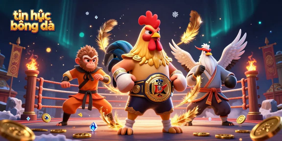 Experience the thrilling action of tin tức bóng đá while betting with vivid characters and elements in a dynamic gaming scene.