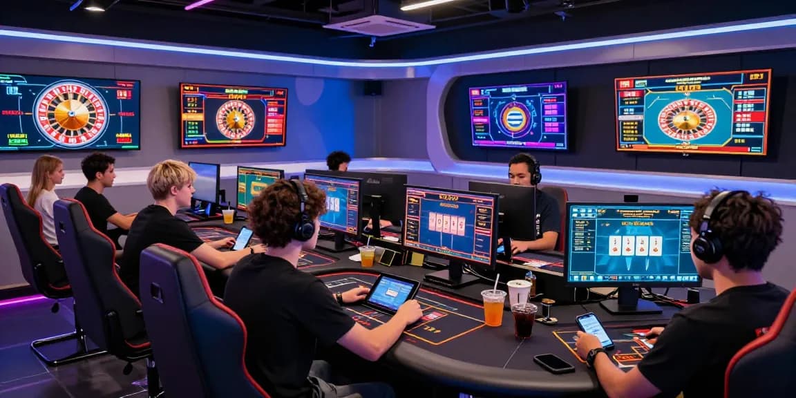 Engaged players in an online betting studio using 663 bet for excitement and thrilling game experience.