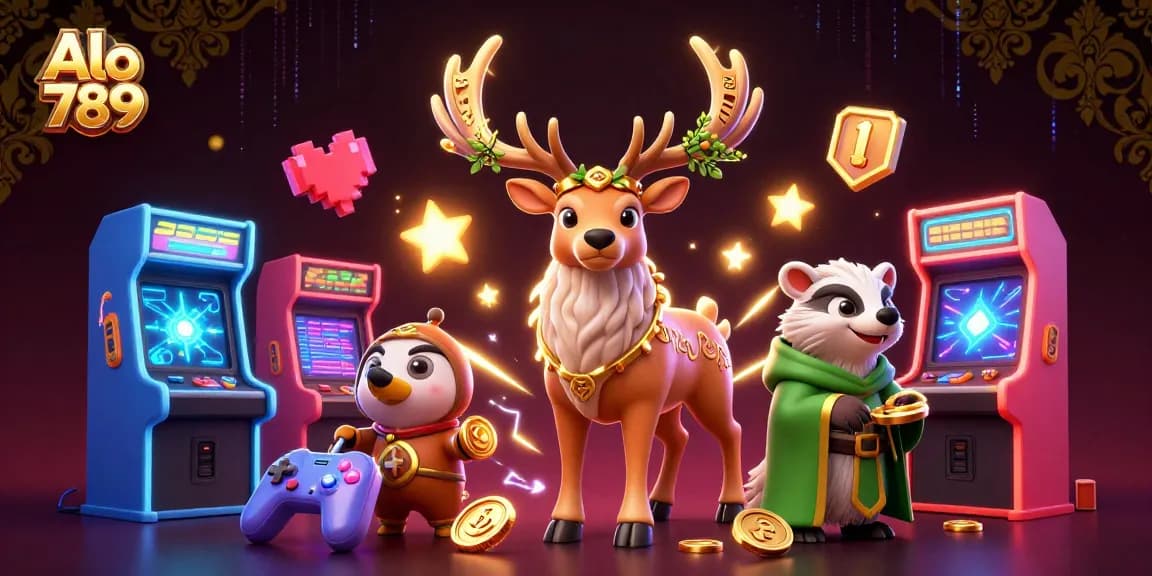 Experience thrilling action at Alo 789 with dynamic characters and vibrant casino elements.