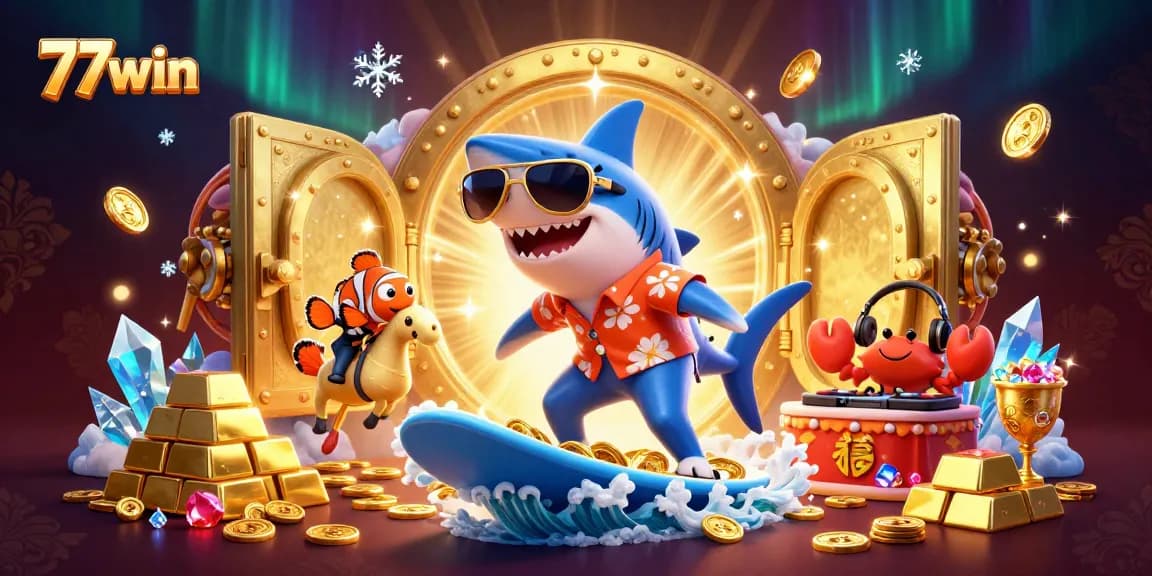 Engage with thrilling gameplay at 77win, showcasing dynamic characters and lucrative treasures.