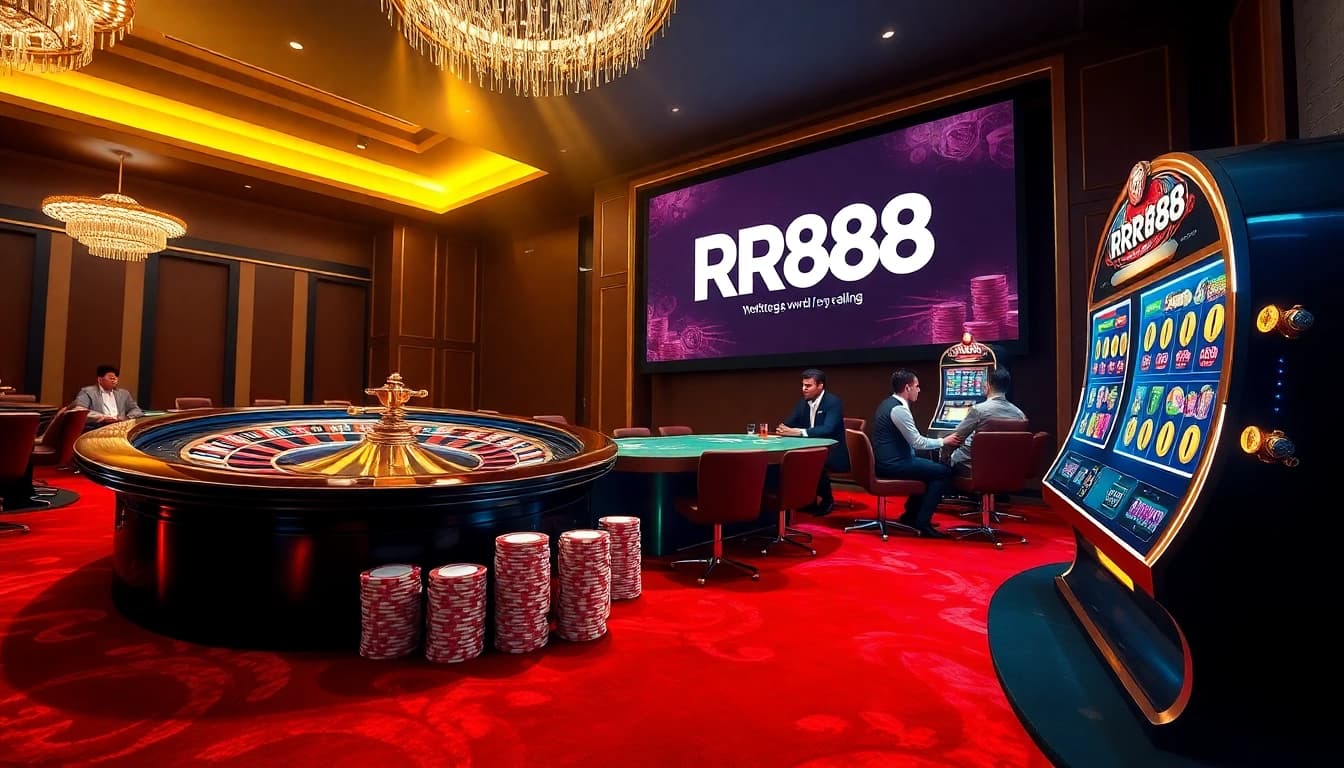 Players enjoy their thrilling experience at RR88 while betting on various games.