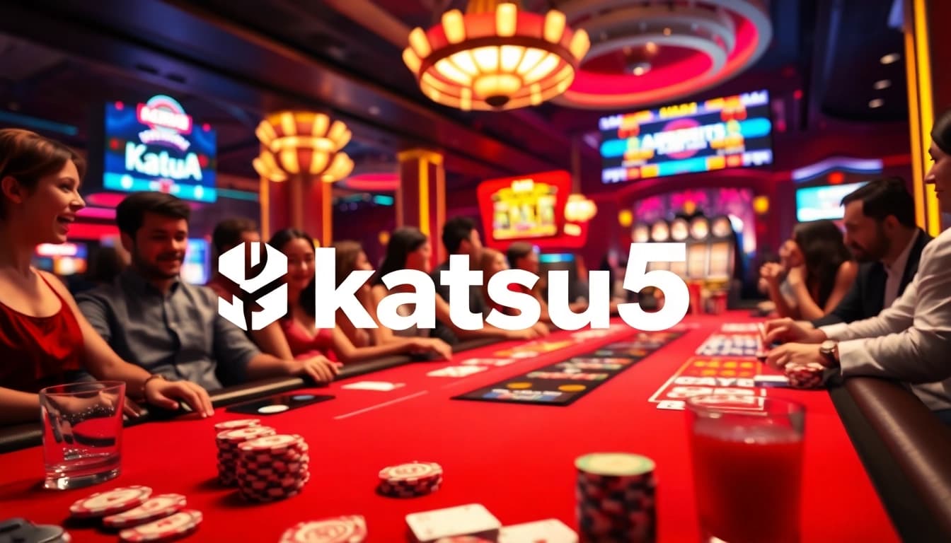 Menghidupkan pengalaman bermain di casino Katsu5 dengan suasana yang memikat dan pemain yang bersemangat.