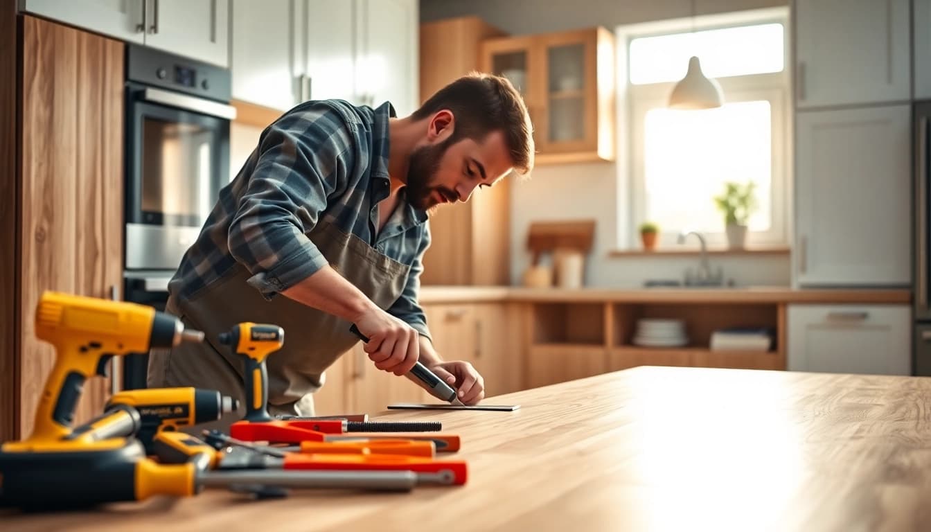 Transform your kitchen with expert Cabinet Refacing Saint Petersburg FL services in action.