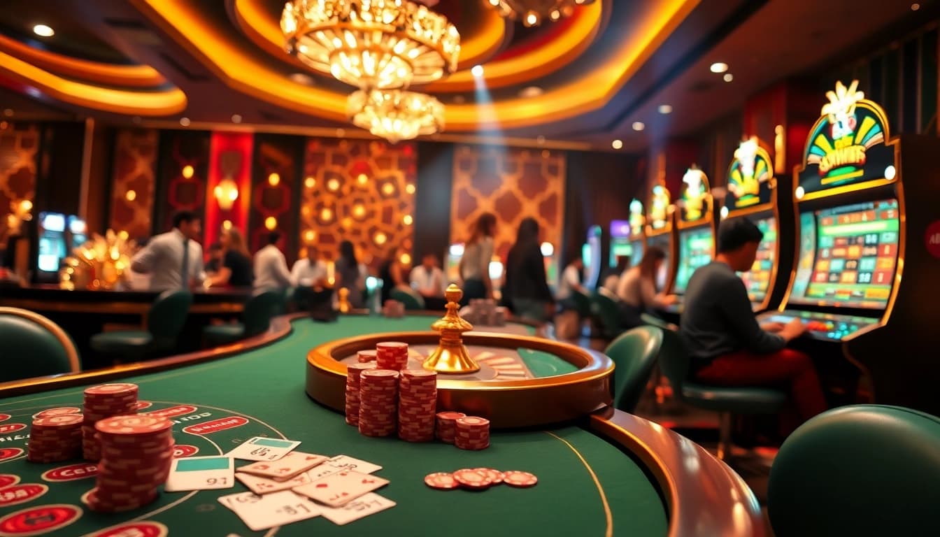 Engage with vibrant casino excitement at https://j88.gives/, showcasing thrilling games and professional ambiance.