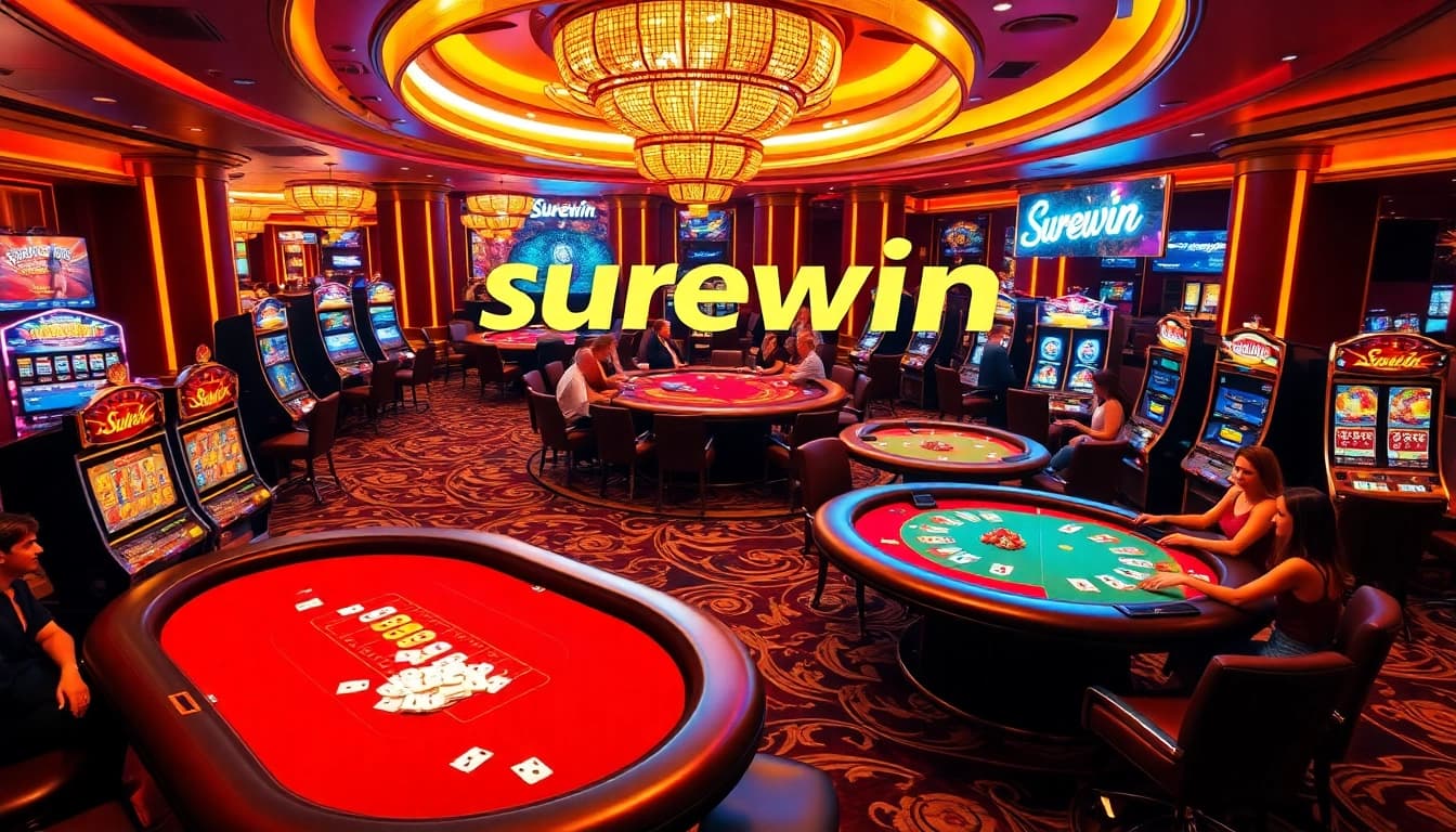 Win exciting jackpots at the surewin online casino with luxurious game experiences.