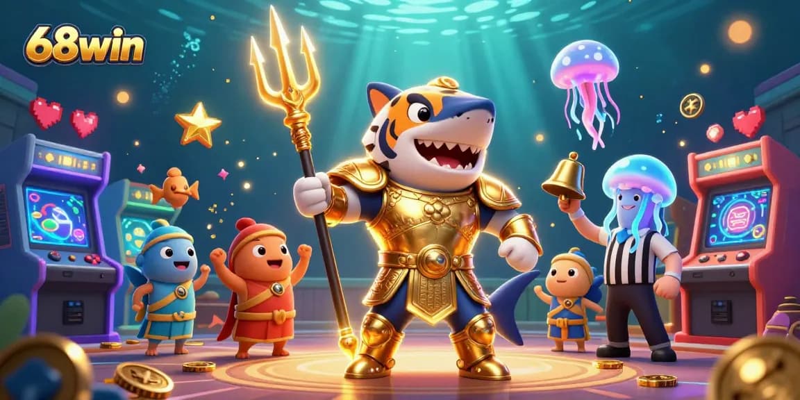 Engage in thrilling gameplay at 68win featuring colorful casino elements and vibrant characters.