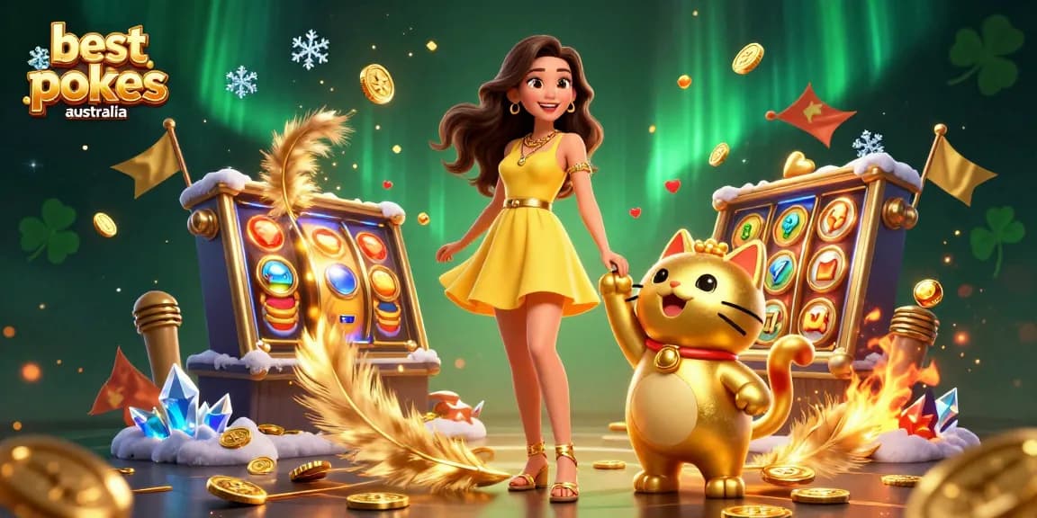 Experience the best online pokies Australia with playful interaction and vibrant gaming elements.