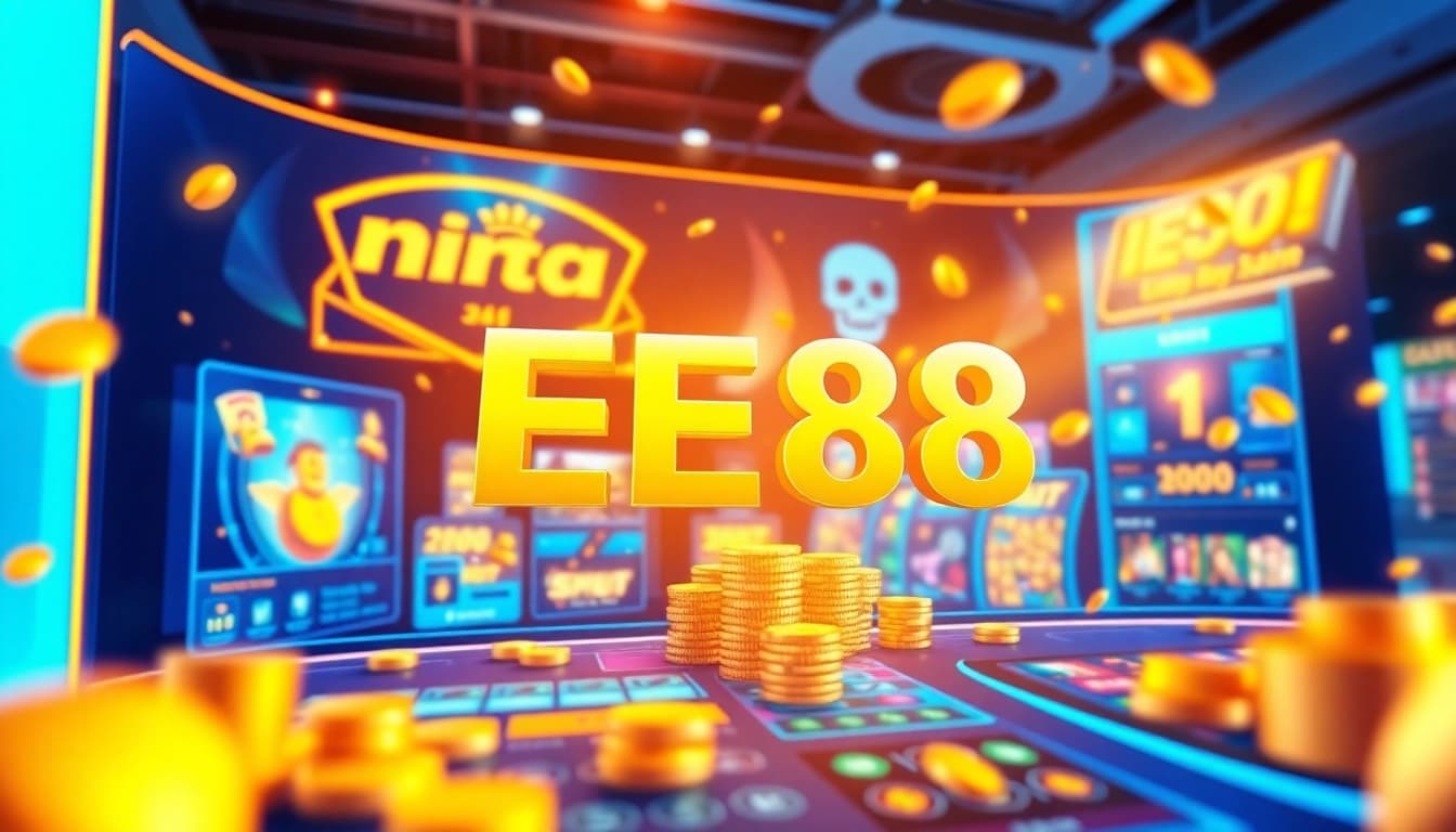 EE88 vibrant online gaming platform showcasing exciting games and user-friendly interface
