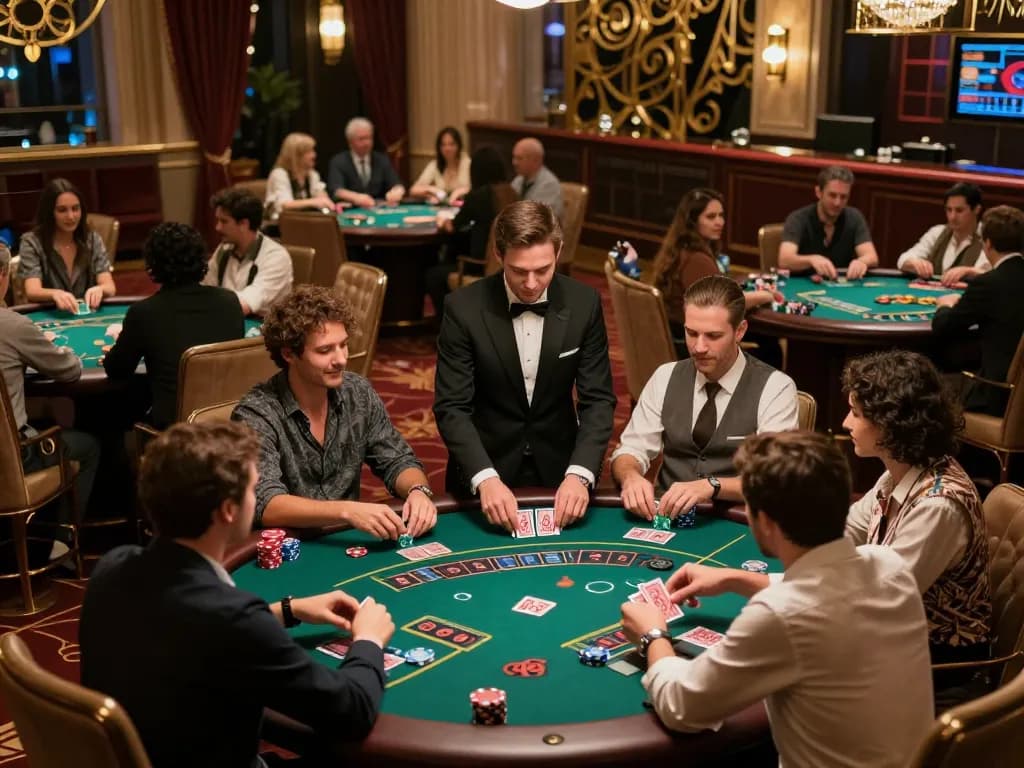 Luck8 players engaging in exciting live casino action with strategic betting.
