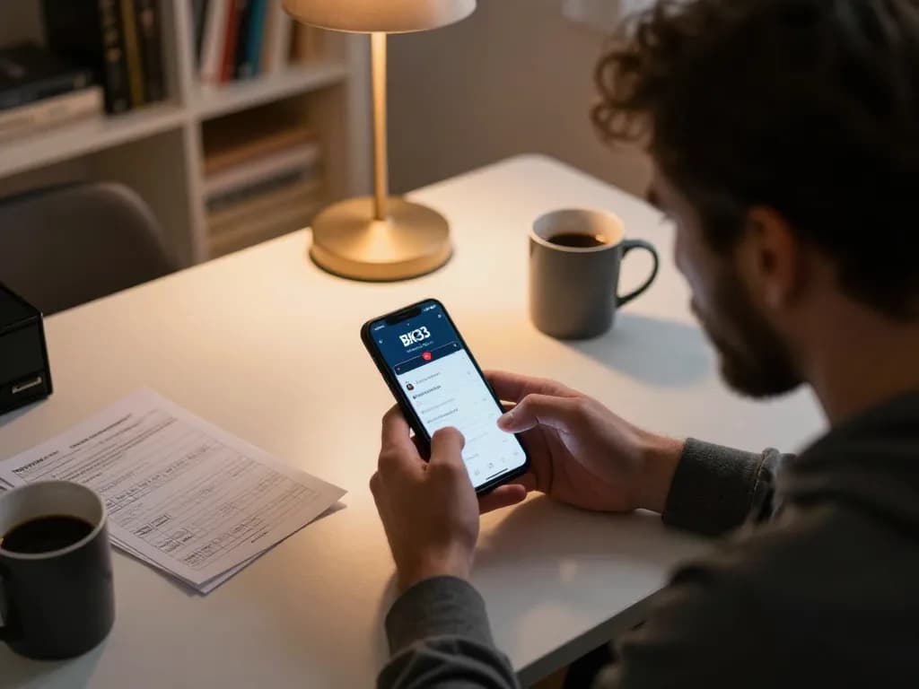 Engaging gameplay on the BK33 app, showcasing a dynamic mobile gambling experience