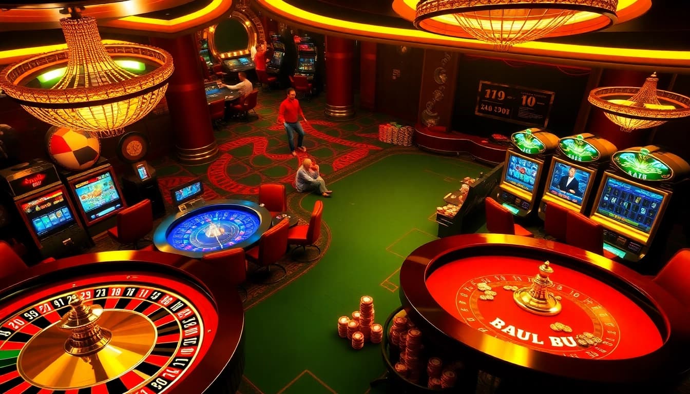 Engaging gamblers at https://good88k.co/ enjoy a vibrant casino atmosphere with roulette, poker, and slot machines.