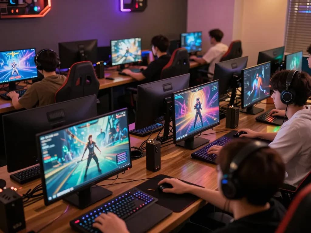 Players enjoying an exciting gaming session on nohu90, engaging with multiple online casino games seamlessly.