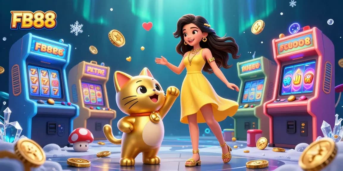 Play exciting casino games at FB88 with a cheerful atmosphere and engaging characters.