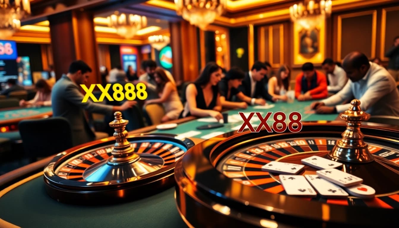 Experience the excitement of gambling at https://xx88tv.com/ with roulette and vibrant poker tables.