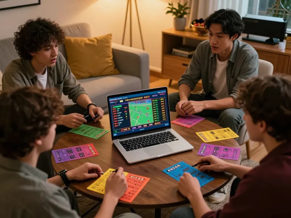 Engage with SC88 online sports betting as friends enjoy strategic discussions over live odds.
