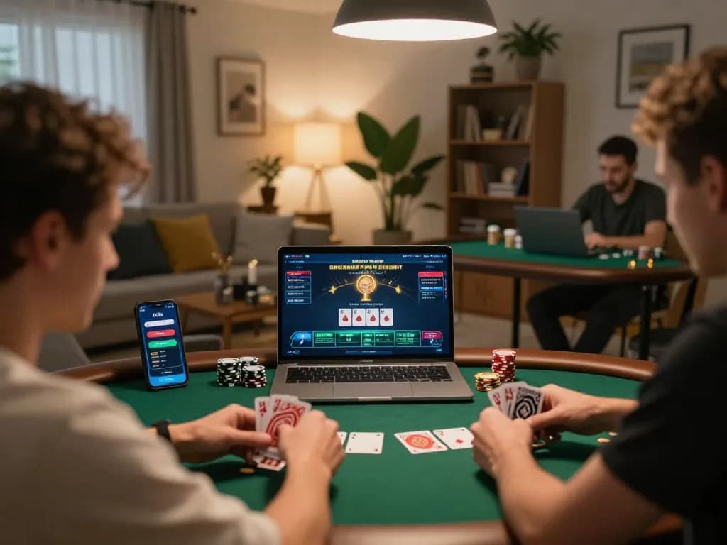 P3 enhances your poker skills as players engage in lively online gameplay with immersive interfaces