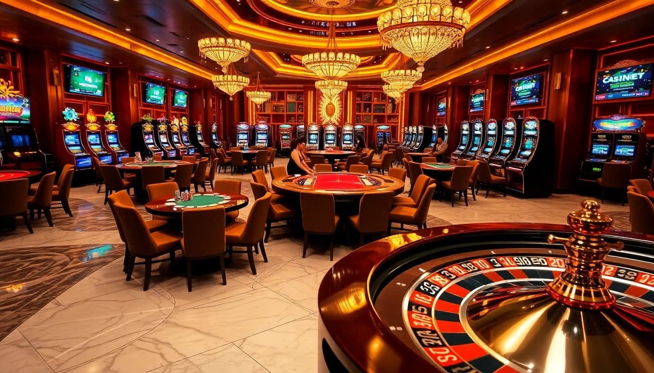 Experience thrilling moments at https://kong88.win with vibrant poker tables and luxurious casino ambiance.