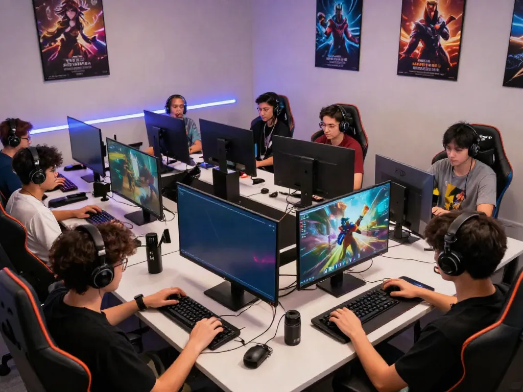 Engaging online gaming scene with players enjoying A80 games.