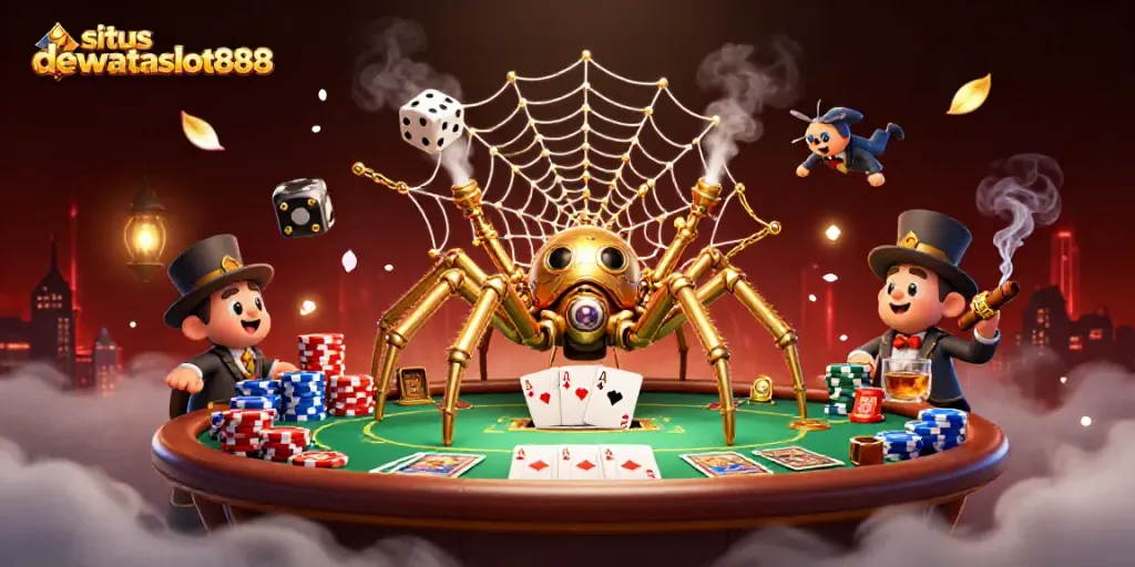 Gambarkan permainan menarik di situs dewataslot888 dengan karakter unik di kasino virtual.