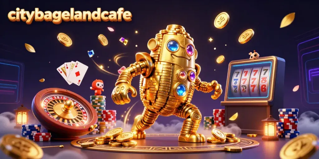 Citybagelandcafe hadir dengan golem emas dan simbol mesin slot untuk meraih kemenangan!