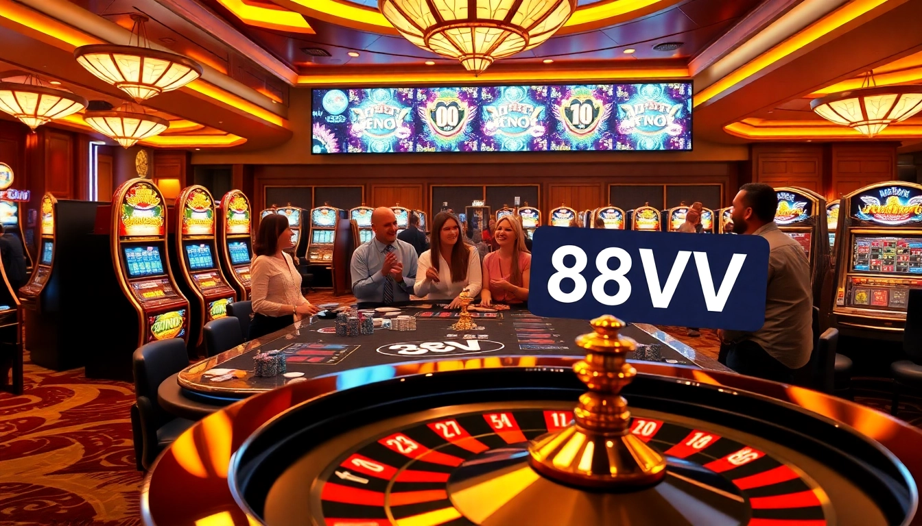 Experience thrilling wins at 88VV with exciting casino gaming action.
