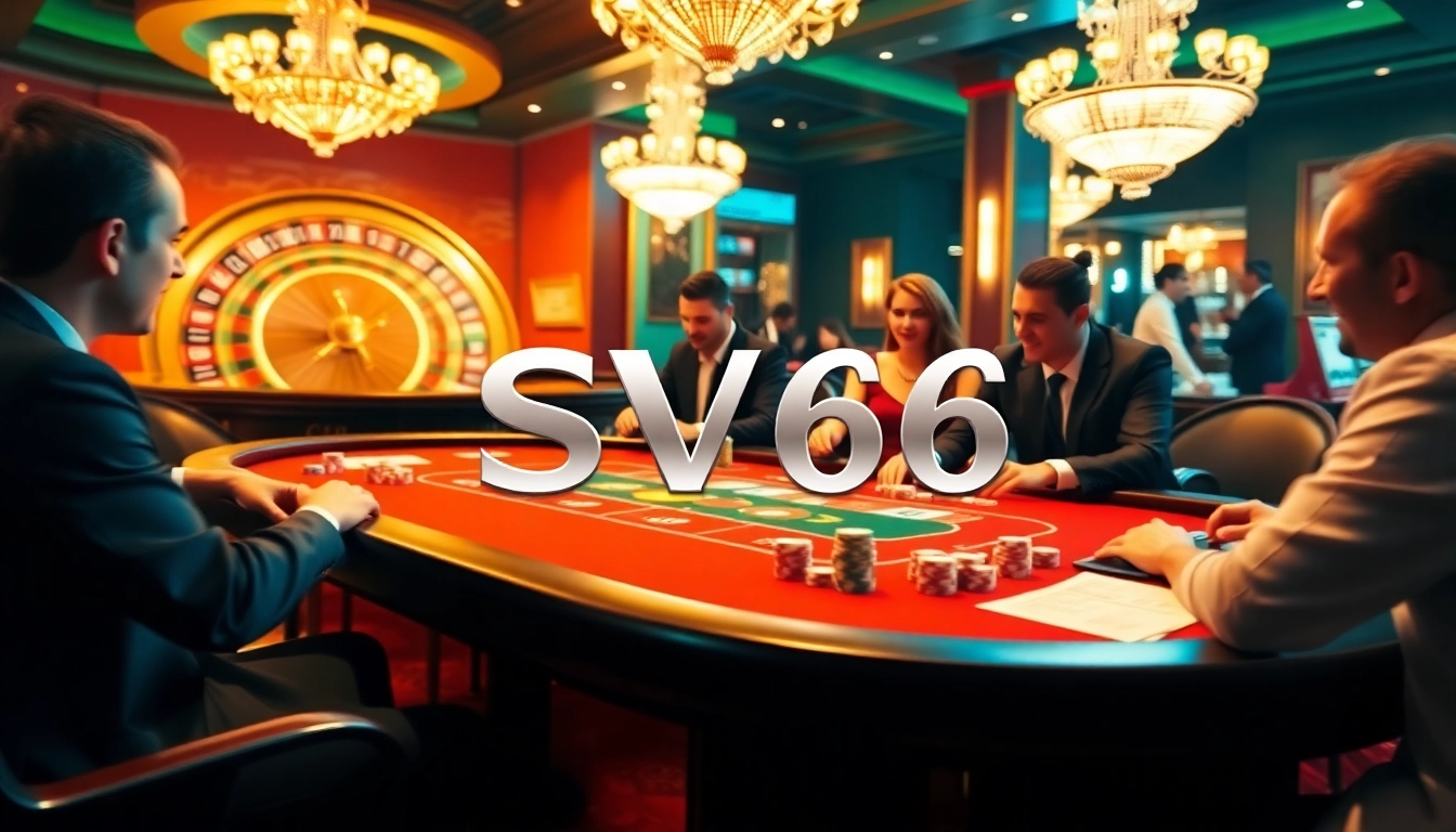 Experience high-stakes excitement at SV66’s immersive online casino.