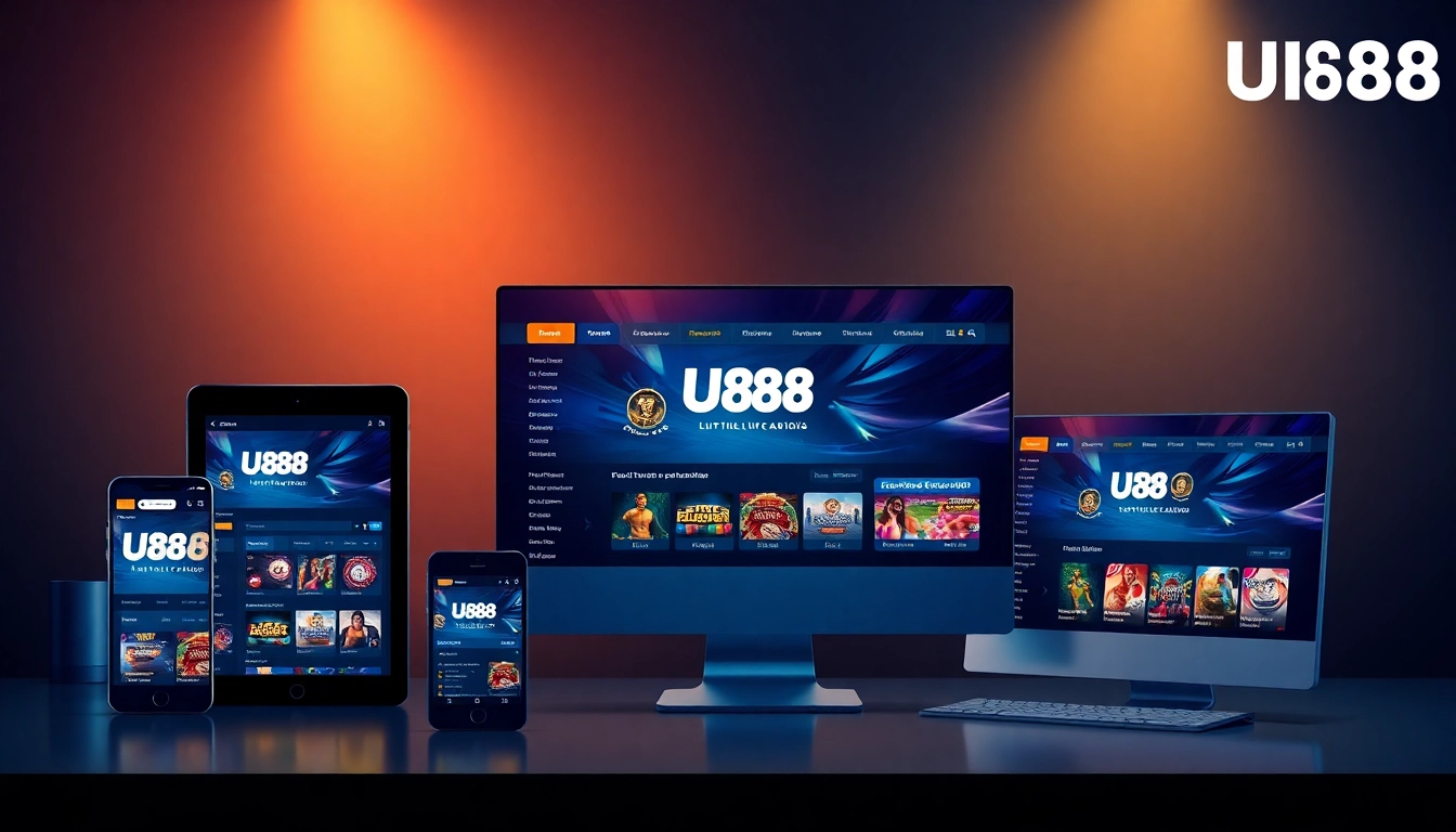 UU88 modern online betting interface showcasing diverse gaming options.