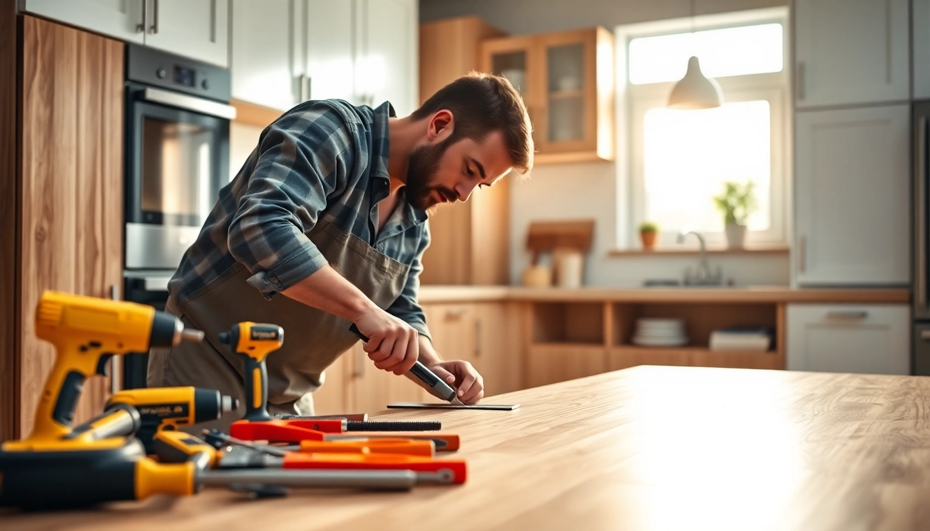 Transform your kitchen with expert Cabinet Refacing Saint Petersburg FL services in action.