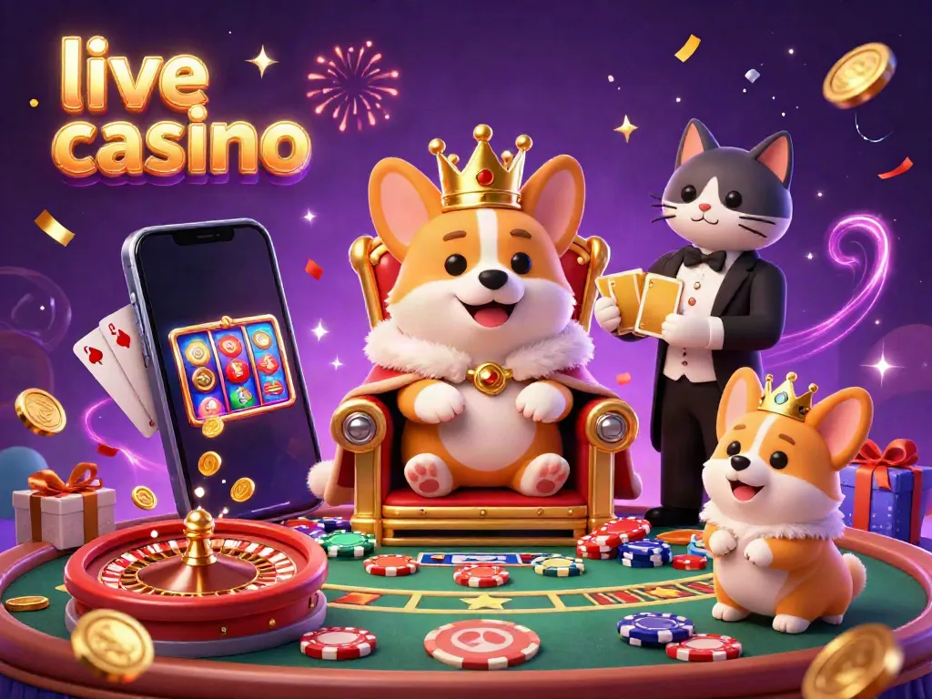 Permainan live casino dengan pengalaman interaktif, meriah, dan dealer langsung.