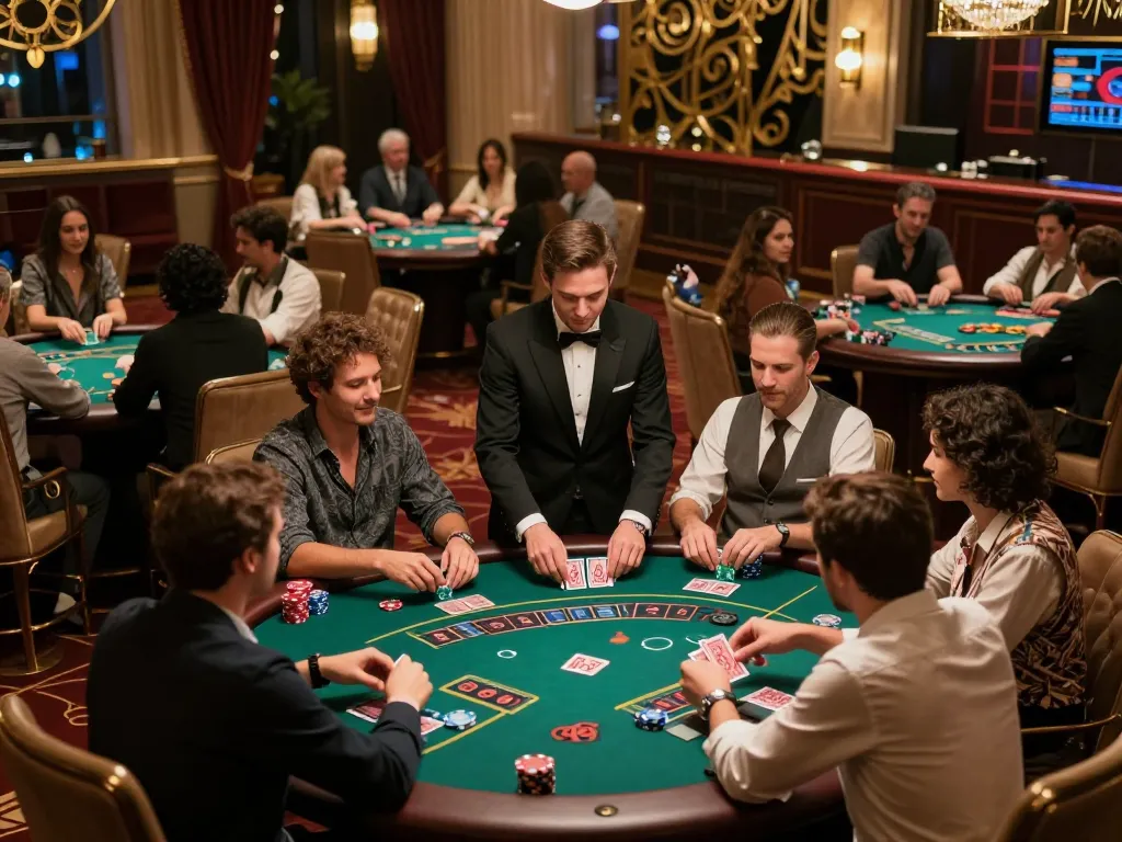 Luck8 players engaging in exciting live casino action with strategic betting.
