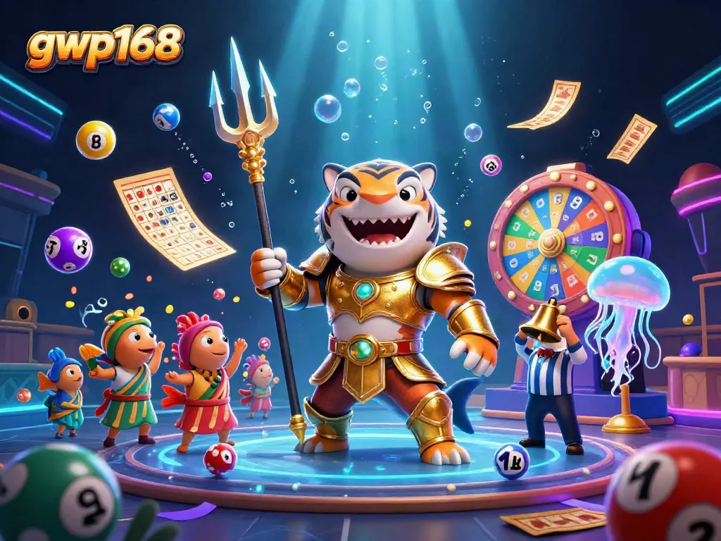Mainkan gwp168 di dunia permainan slot dan lotere yang seru dengan desain kolosal menyerupai arena bawah laut.