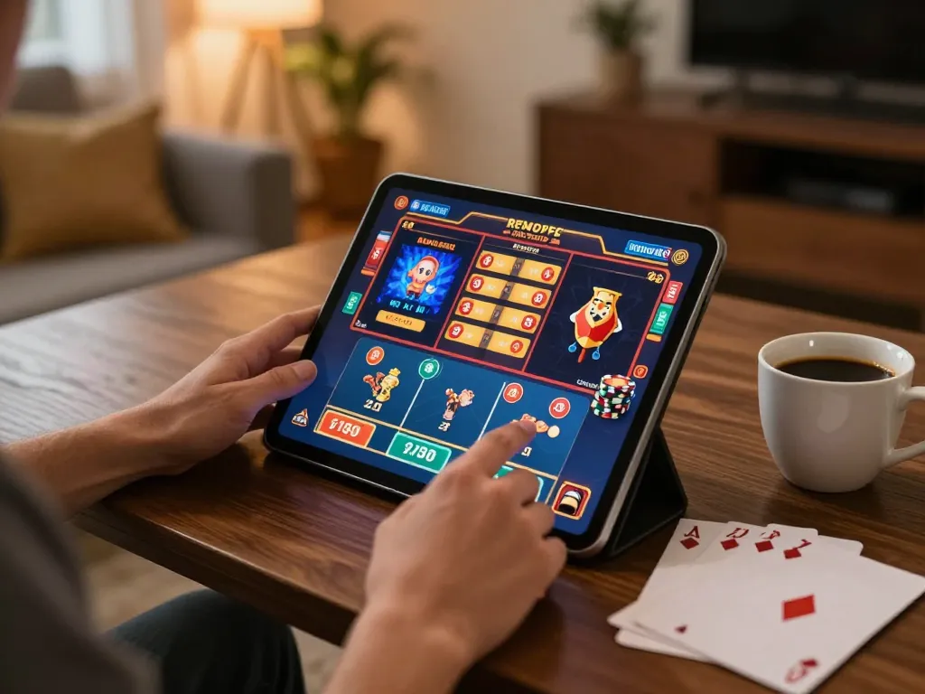 Engaging in online poker and slots at home using 789P for a strategic gaming experience.