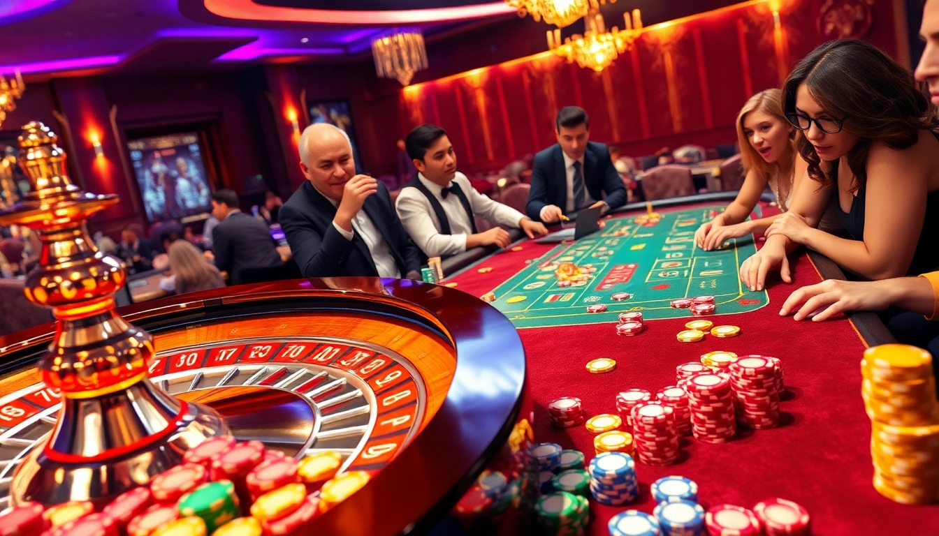 Experience thrilling gameplay at Shop tft's casino tables filled with vibrant chips and excitement.