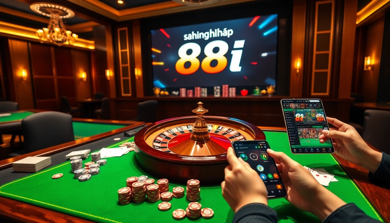 Login to 88i and enjoy thrilling online gambling experiences with professional interfaces.