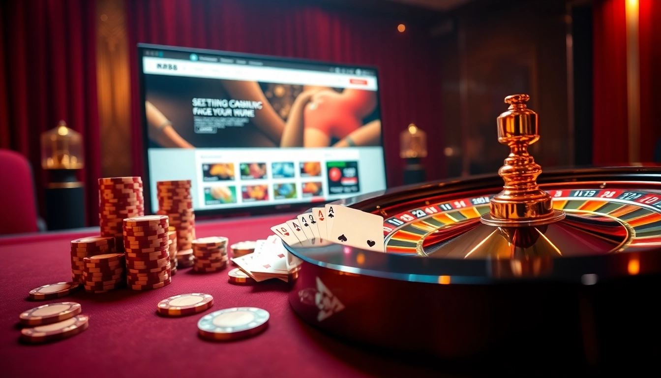 RR88 offers a thrilling online gambling experience with glamorous casino tables and vibrant gameplay.