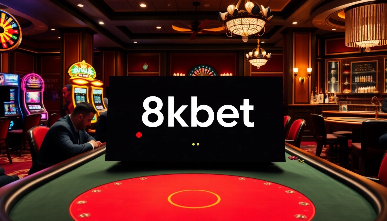 Engage with exciting poker action at 8kbet's luxurious casino experience.