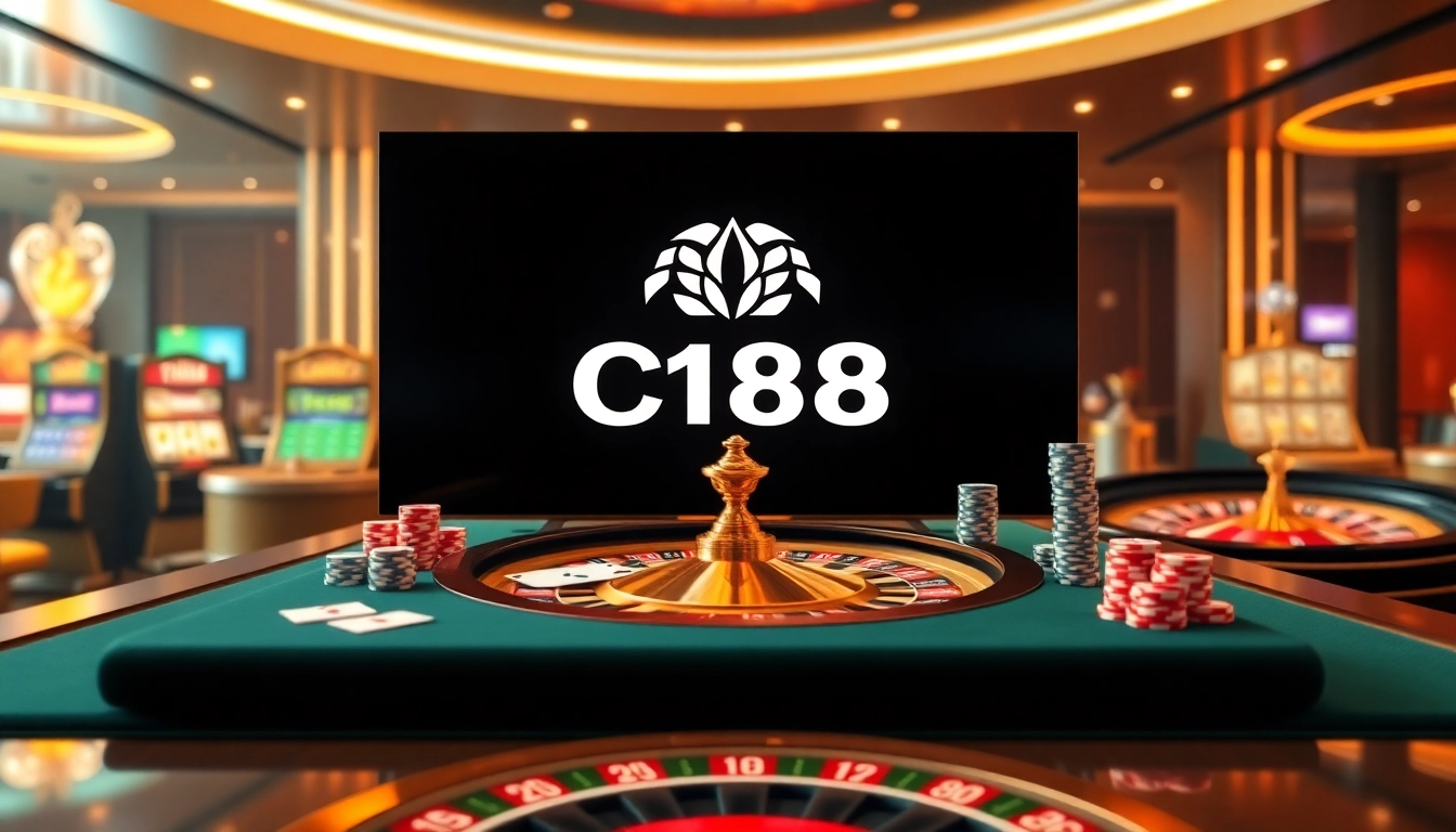 C168 casino table with vibrant poker chips and professional cards in an inviting setting.