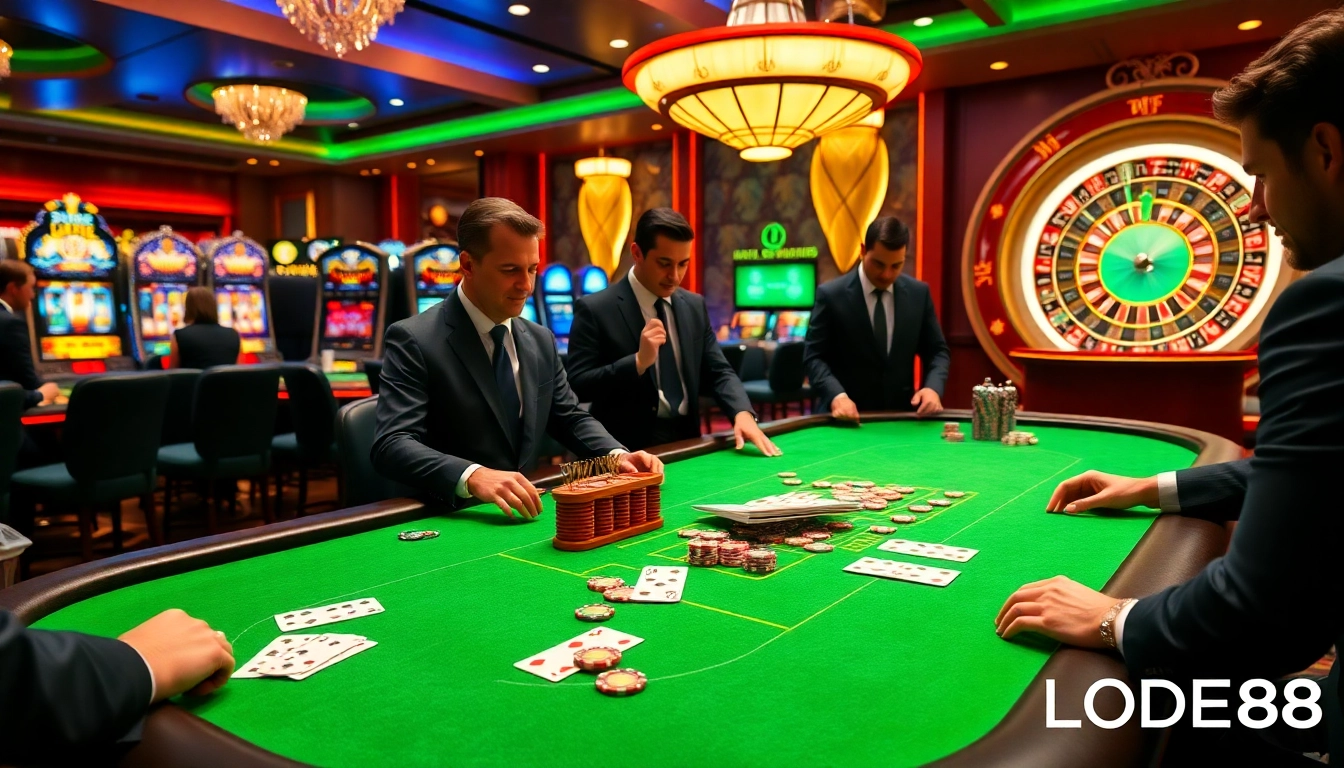 Experience thrilling gaming at https://lode88.coach/ with vibrant poker action and casino excitement.